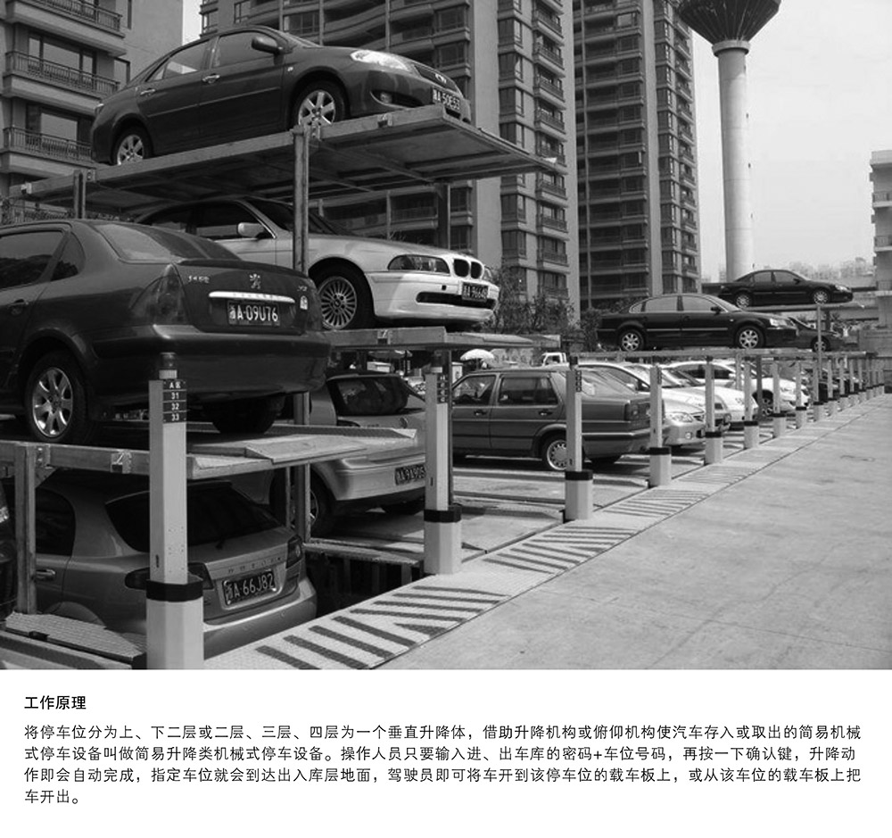 四川PJS2D1正一負(fù)一地坑簡易升降立體車庫工作原理.jpg
