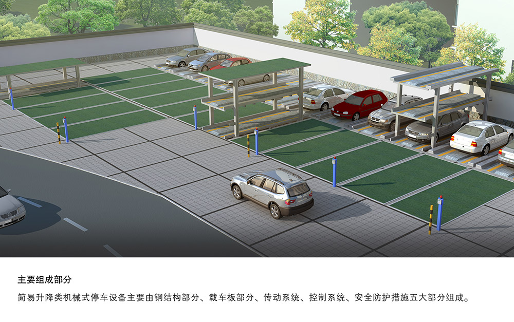 四川PJS2D1正一負(fù)一地坑簡易升降立體車庫主要組成部分.jpg
